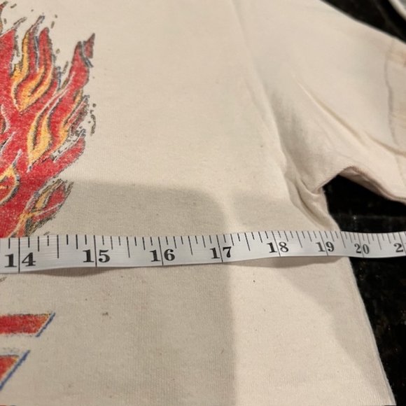 Women's PacSun, Van Halen graphic t-shirt, Medium, cream - Picture 3 of 5